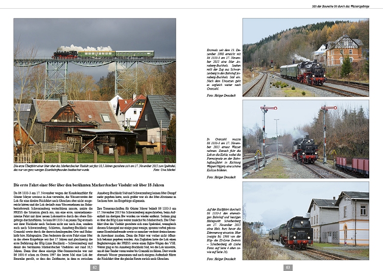 Mit der Baureihe 86 durch das Westerzgebirge